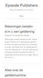 Mobile Screenshot of episode-publishers.nl